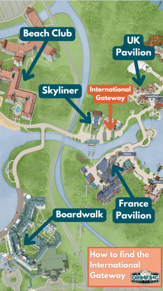 epcot international gateway map