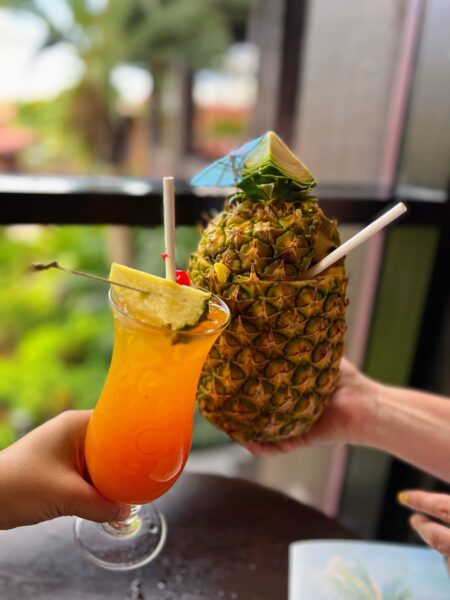 Lapu Lapu and Polynesian Mai Tai from Tambu Lounge