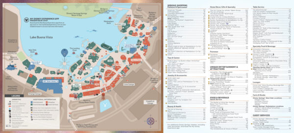 disney springs map