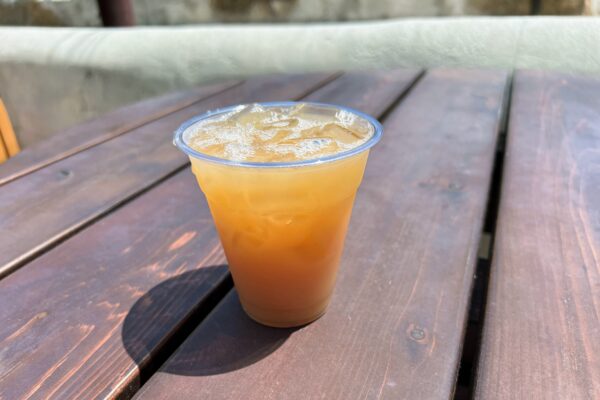 An iced drink from Dawa Bar in Harambe