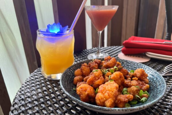 A drink and small plates at Nomad Lounge