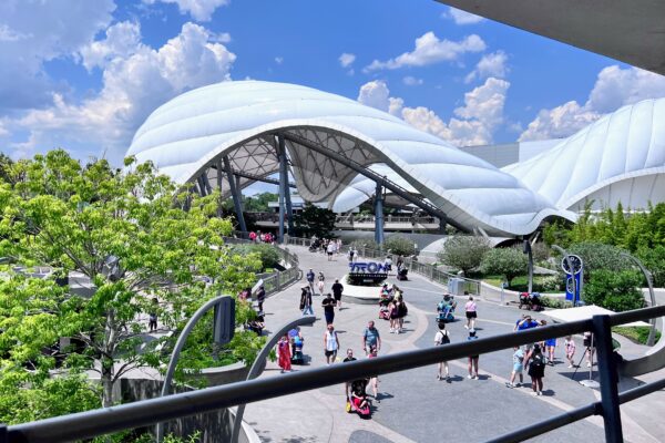 TRON Lightcycle / Run attraction entrance at Magic Kingdom, Walt Disney World