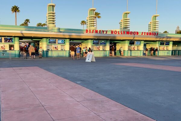 The entrance to Disney's Hollywood Studios.