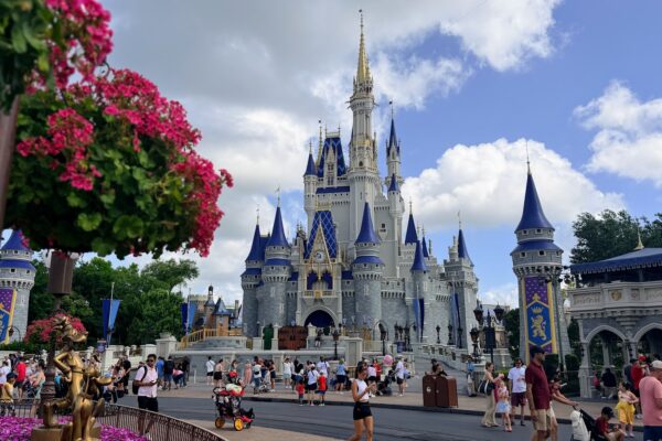 Cinderella Castle at Magic Kingdom, a popular Disney bachelorette party destination.