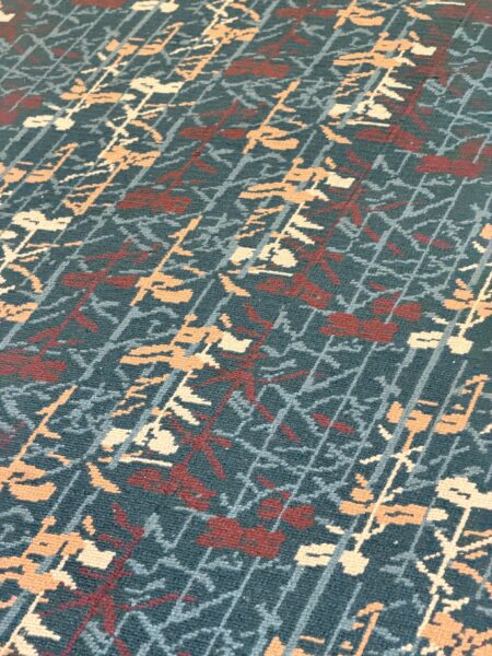 Orlando airport carpet at the end of a Disney World trip